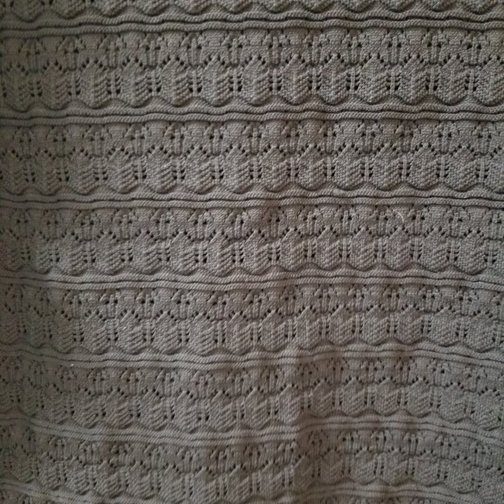 Zara pullover long sleeve ruffle scalloped edge sweater knit top - Picture 6 of 14